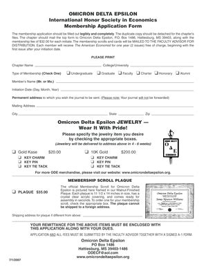 Fillable Online Jjay Cuny Membership Application Form John Jay