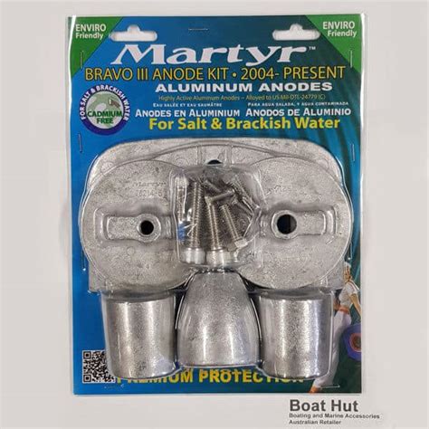 Martyr Bravo Aluminum Anode Kit Cmbravo Kita Pres Mercury