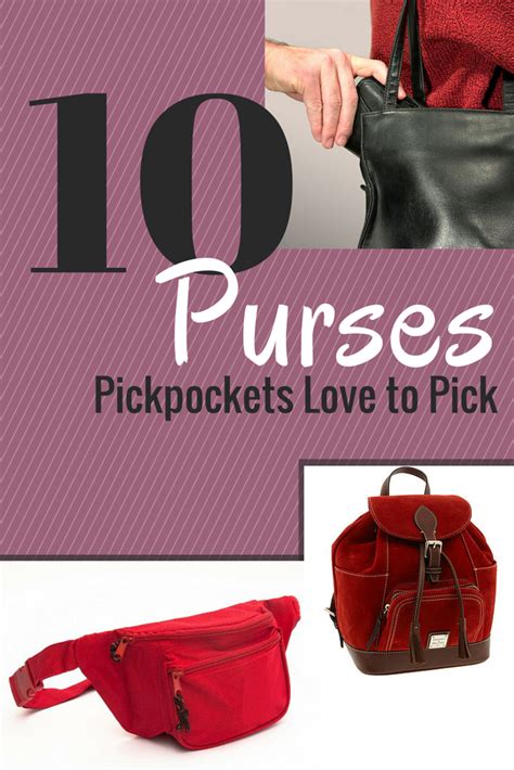 Which Purses Pickpockets Love To Pick Use An Anti Theft Bag Travel