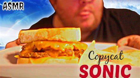 Asmr Keto Grilled Cheese Burger Copycat From Sonics So Satisfying Asmr