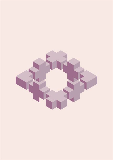 Impossible square #201114 | Flat Design Posters