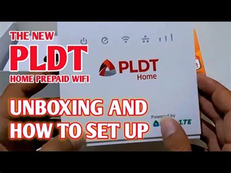 PLDT Home Prepaid Wifi Unboxing And How To Set Up Fastest PLDT Home