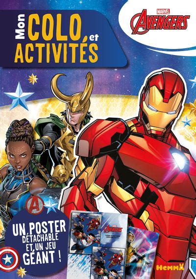 Iron Man Marvel Avengers Mon colo et activités poster Iron Man