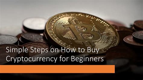 Simple Steps On How To Buy Cryptocurrency For Beginners YouTube