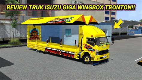 SIZE RINGAN TAPI KERENREVIEW MOD BUSSID TERBARU TRUK ISUZU GIGA