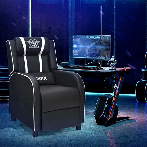 Reclining Gaming Massage Chair with Lumber Support – Onetify