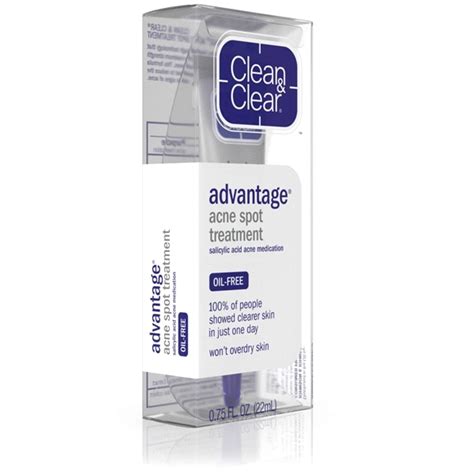 Clean And Clear Advantage Acne Spot Treatment 75 Fl Oz Acne Spot