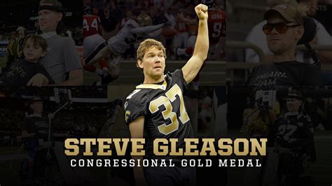 New Orleans Saints Legend Steve Gleason To Receive Congressional Gold Medal