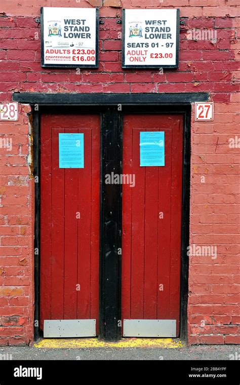 A General View Of Oakwell Home Of Barnsley Stock Photo Alamy