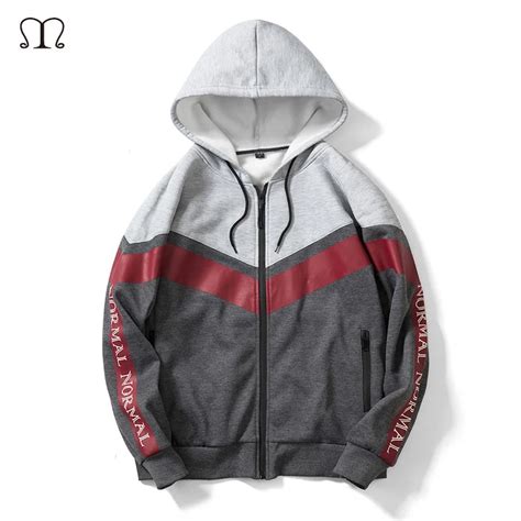 2019 Fashion Hoodies Men Sudaderas Hombre Hip Hop Mens Brand Patchwork