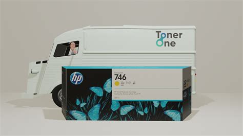 Genuine HP 746 Yellow Ink Cartridge - P2V79A | eBay
