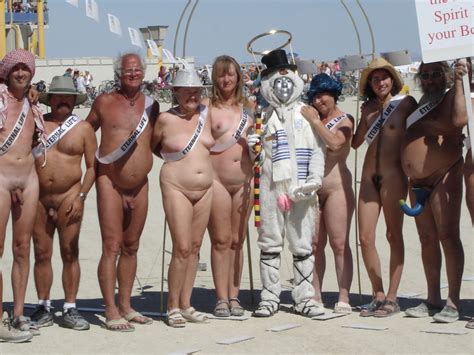 Naked Burning Man Festival Women Slimpics