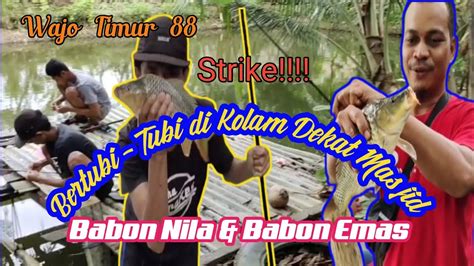 Strike Bertubi Tubi Di Kolam Dekat Masjid Babon Nila Babon Emas