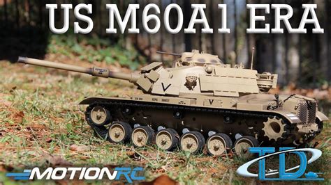 Tongde US M60A1 ERA 1/16 Scale RC Battle Tank Overview | Motion RC ...