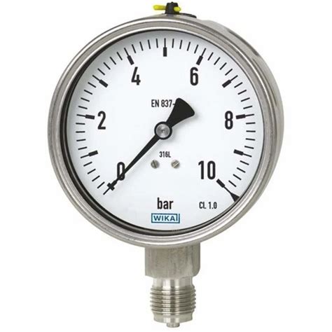 Inch Mm Stainless Steel Wika Analog Pressure Gauges At Rs