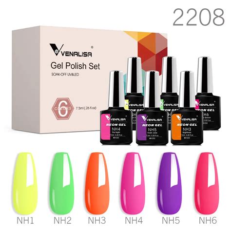 Venalisa Ensemble De Vernis Ongles Gel Kit VIP Charmant N On Rose