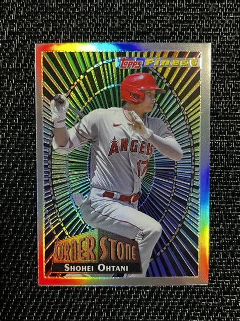 Topps Finest Corner Stone Refractor Fc So Shohei