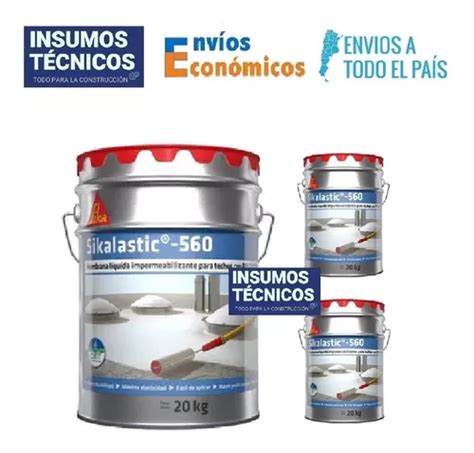 Sikalastic 560 Membrana Líquida Con Poliuretano X 10 Kg Envío gratis