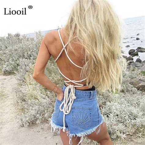 Aliexpress Liooil Summer Sexy Women Tassel Denim