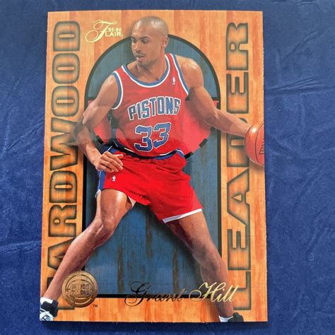 Fleer Flair Hardwood Leader Grant Hill Nba Hof Legend