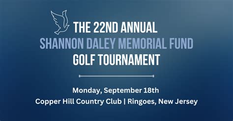 22nd Annual Golf Tournament Shannon Fund