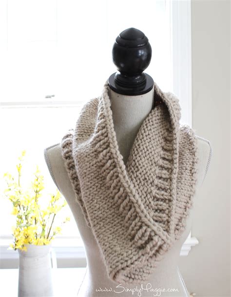 Chunky Knit Cowl Pattern