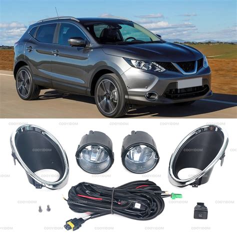 Kit De Phares Antibrouillard Avant Pour Nissan Qashqai J11 Avec Fil Et