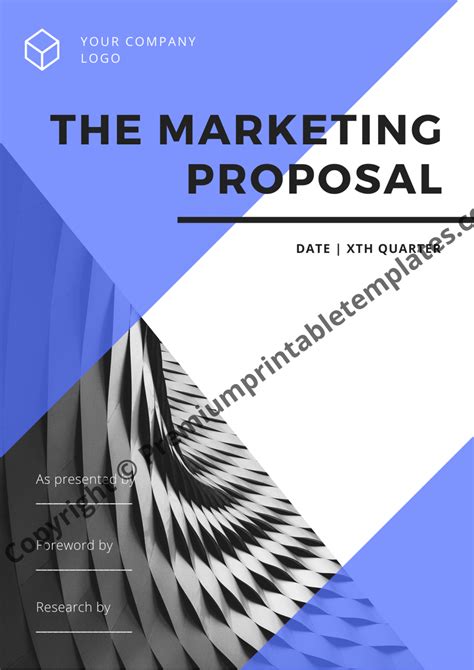 Marketing Proposal Template Word