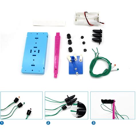 Gonyden DIY Traffic Light Toy Mini Traffic Light Model Students Science