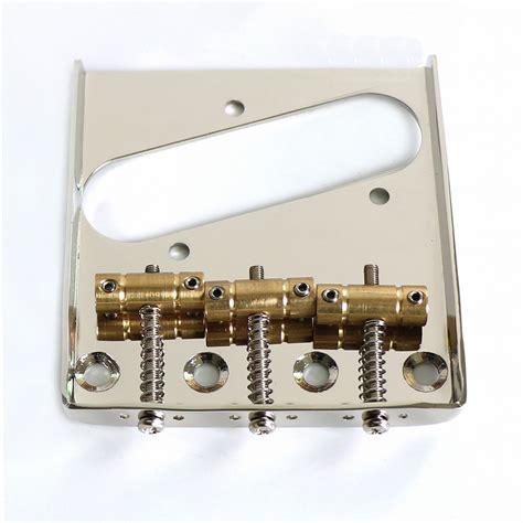 Left Handed Guitar Bridge With Brass Saddles For Lefty Tele Guitars