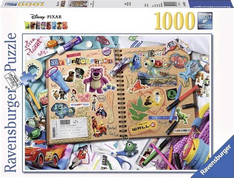 1000 pcs jigsaw puzzle: Disney - Disney Pixar Scrapbook (Movies ...