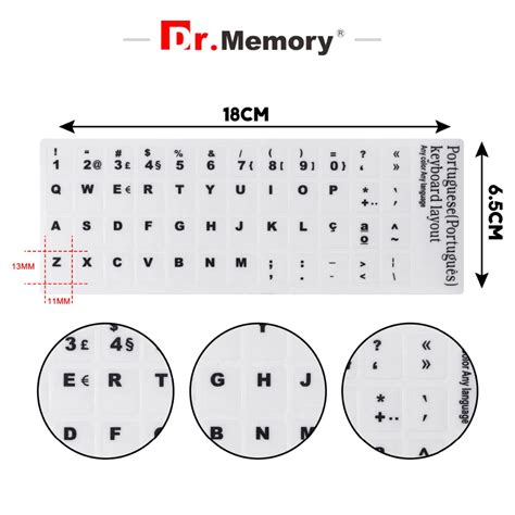 Keyboard Stickers Russian Spanish French Arabic Hebrew Portuguese Keyboard Stickers Layout