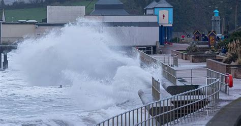 Storm Ciar N Red Risk To Life Warning As Channel Island Set To Be