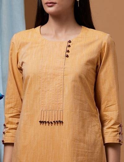 50 Trendy Neck Designs To Try With Plain Kurtis Keep Me Stylish