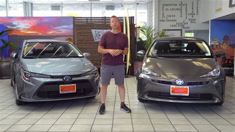 Compare The Toyota Prius Vs Corolla Hybrid Youtube