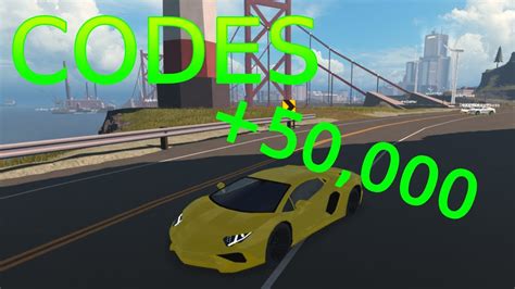 ROBLOX Driving Simulator CODES YouTube