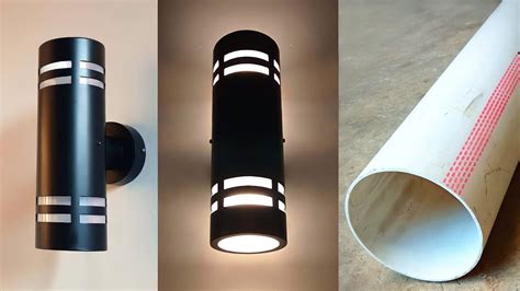 Modern Lighting Ideas From Pvc Pipe Simple Wall Lamp Diy Crafts