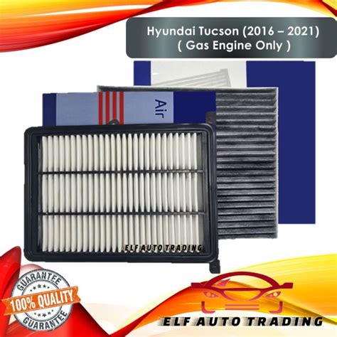 Combo Engine Air Filter And Charcoal Cabin Filter For Hyundai Tucson