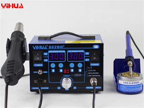 YIHUA 862BD SMD Hot Air Rework Station With Soldering Iron Manufacturer