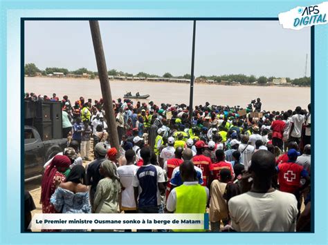 Visite du Premier Ministre Ousmane Sonko à la berge de Matam