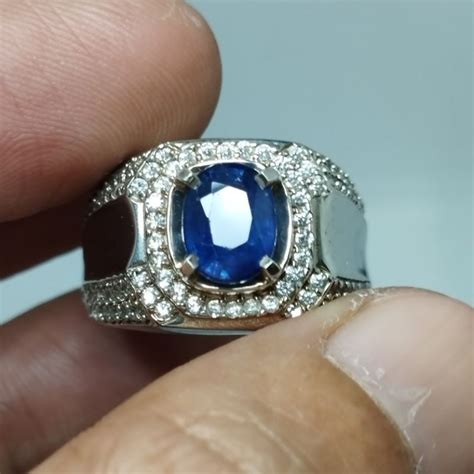 Jual Natural Blue Sapphire Srilanka Ceylon Shopee Indonesia