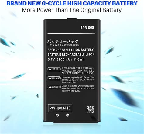 Ds Xl Battery Pack New Version Ultra High Capacity Mah Li