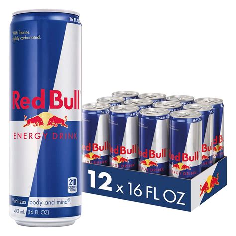 Red Bull Energy Drink Fl Oz Cans Pack Original Fl Oz Pack