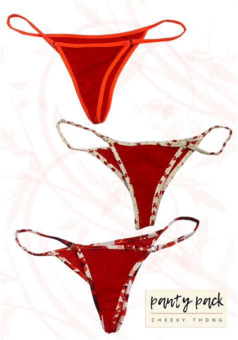 Valentine Thong Panty Pack Teenyb Bikini Couture