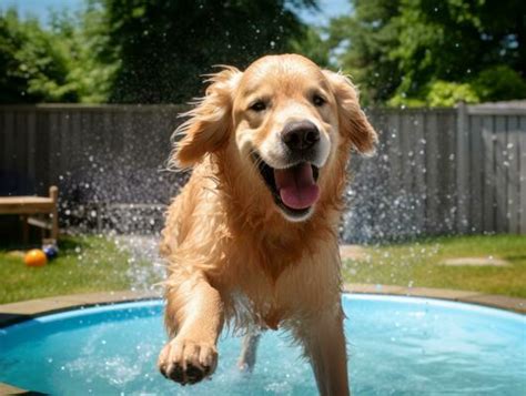 Dog Pool Stock Photos Images And Backgrounds For Free Download