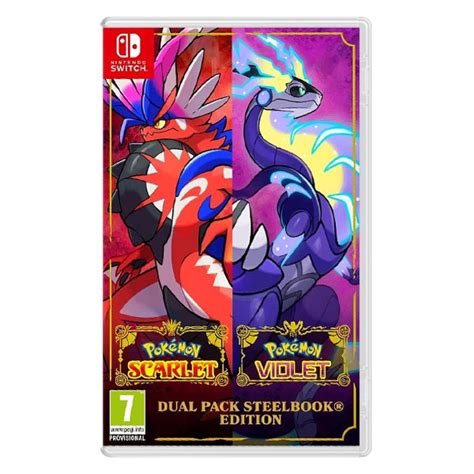 Pokémon Scarlet And Pokémon Violet Dual Pack Steelbook Edition