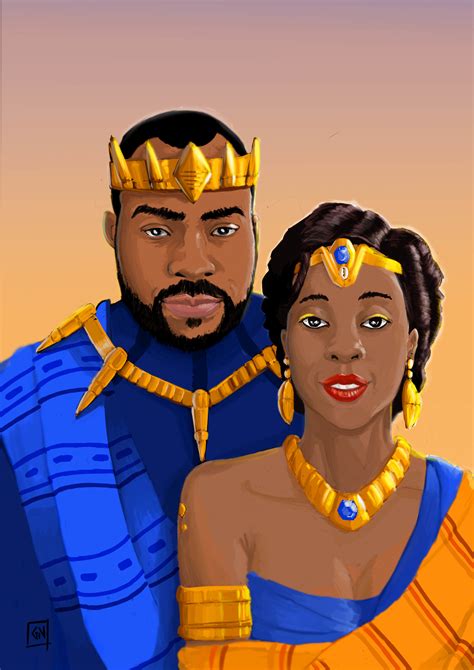 Chaima Tanal 30 African Queen Cartoon Image