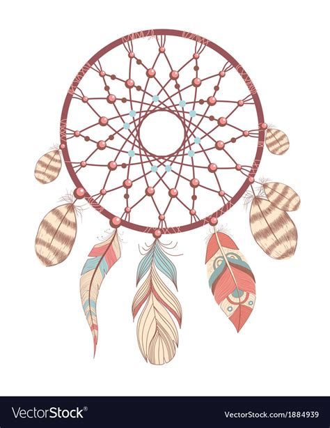 Romantic Dream Catcher Royalty Free Vector Image