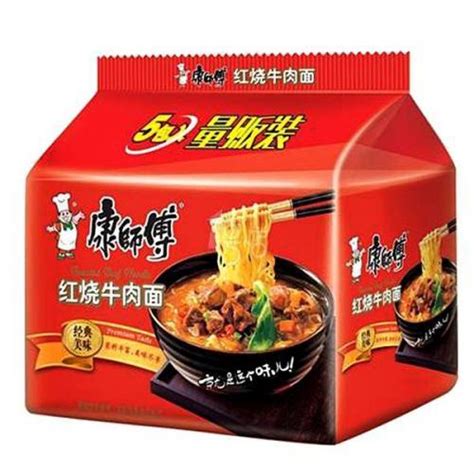 Kang Shi Fu Ksf Noodle Soup Braised Beef 5 Packs Of 106g Mi Goi