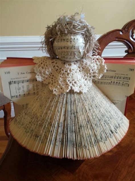 Hymnal Angel Hymnal Angel Book Crafts Book Folding